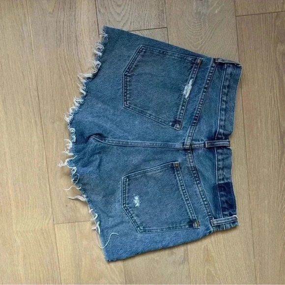 Abercrombie & Fitch Blue Jean Shorts - Picture 5 of 5